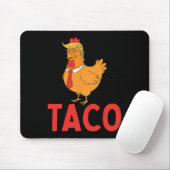 Taco, Lustiger Taco, Trump kneift immer Mousepad (Mit Mouse)