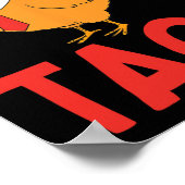 Taco, Lustiger Taco, Trump kneift immer Poster (Ecke)