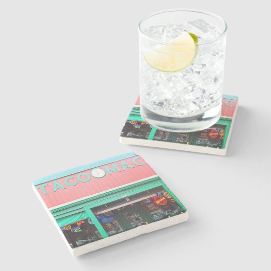 Taco Mac Atlanta, Taco Mac Steinuntersetzer (Seitenansicht)