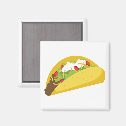 Taco Magnet (Vorderseite/Rückseite)