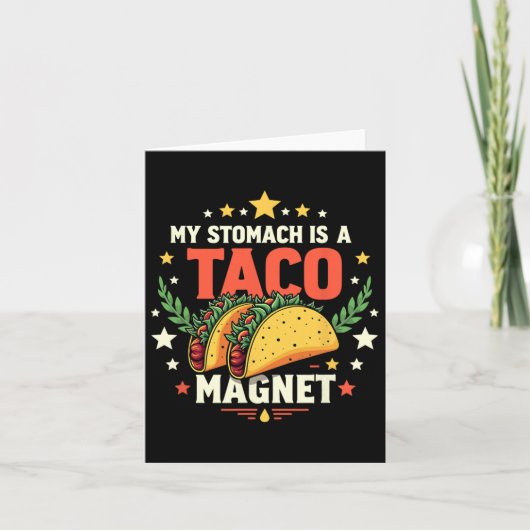 Taco Magnet Cinco De Mayo Karte (Vorderseite)