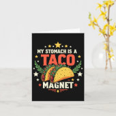 Taco Magnet Cinco De Mayo Karte (Gelbe Blume)
