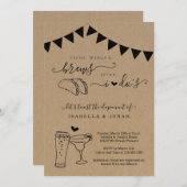 Taco Marg Brew nach dem Empfang nur Eloption Einladung (Vorne/Hinten)