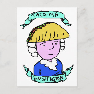 Taco Meat Tacoma Washington Postkarte