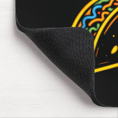 Taco mexikanisches Essen Mousepad (Ecke)