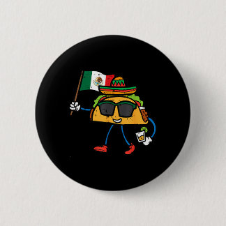Taco Mexiko Flagge Cinco De Mayo Mexikanisch Button