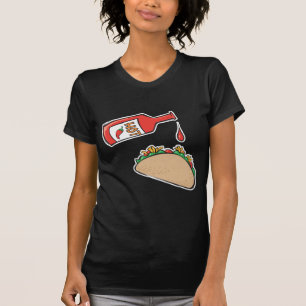 Taco mit scharfer Soße T-Shirt