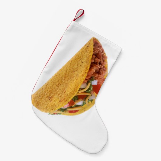 Taco Muschel Kleiner Weihnachtsstrumpf (Vorderansicht (hängend))
