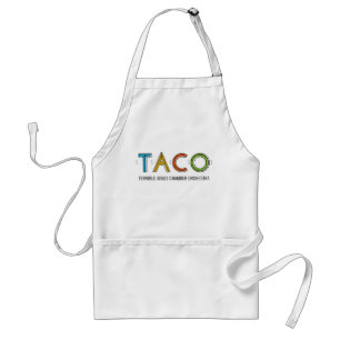 TACO Musiker Liebe zu spielen in der Küche auch! Schürze