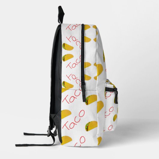 Taco-Muster Bedruckter Rucksack (Links)