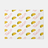Taco-Muster Fußmatte (Vorderseite)