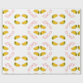 Taco-Muster Geschenkpapier (Flach)