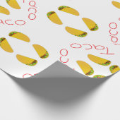 Taco-Muster Geschenkpapier (Ecke)