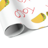 Taco-Muster Geschenkpapier (Rolleneckpunkt)