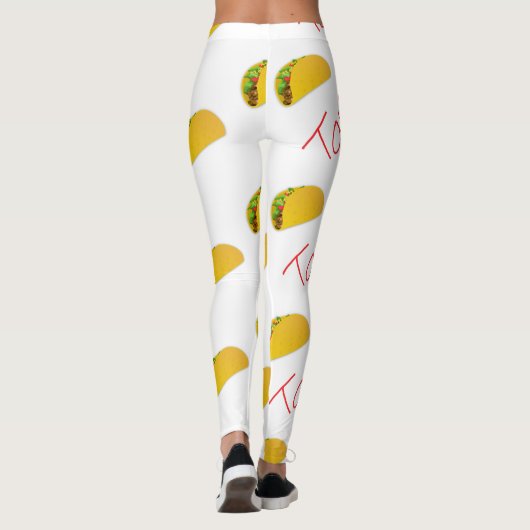 Taco-Muster Leggings (Rückseite)