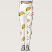 Taco-Muster Leggings (Vorderseite)