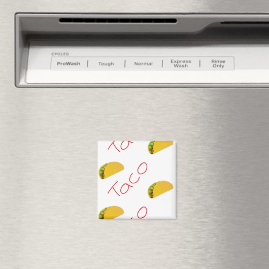 Taco-Muster Magnet (In Situ (Geschirrspüler))