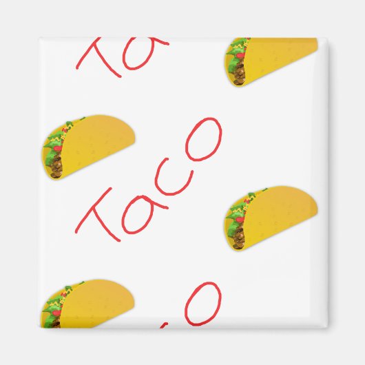 Taco-Muster Magnet (Vorne)