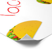 Taco-Muster Poster (Ecke)