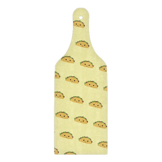 Taco Muster Schneidebrett (Vorderseite)