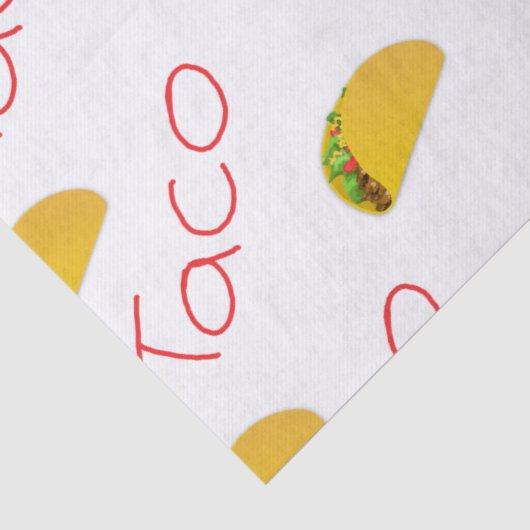 Taco-Muster Seidenpapier (Detail)