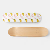 Taco-Muster Skateboard (Horizontal)