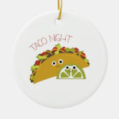 Taco-Nacht Keramikornament (Vorne)