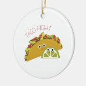 Taco-Nacht Keramikornament (Links)