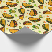 Taco nahtloses Muster Geschenkpapier (Ecke)