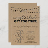 Taco Neighborhood Sammelveranstaltung Einladung (Vorne/Hinten)