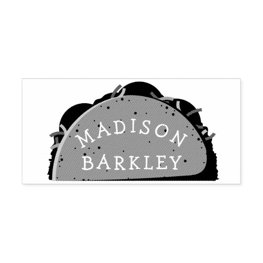 Taco Niedlich Kid Gummistempel (Prägung)