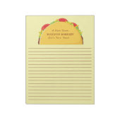Taco Niedlich Kids Personal Stationary Notepad Notizblock (Rotiert)