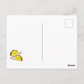 Taco Niedlich Kids Valentine's Day Friendship Post Postkarte (Rückseite)