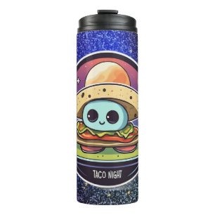 Taco Night Alien Thermosbecher