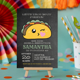 Taco Night Party Einladung