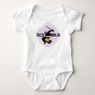 Taco Ninja Design - Baby Jersey Bodysuit Strampler