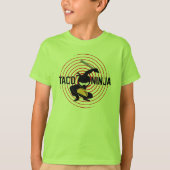 Taco Ninja Design - Kids' Basic T - Shirt (Vorderseite)