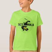 Taco Ninja Design - Kids' Basic T - Shirt (Vorderseite)