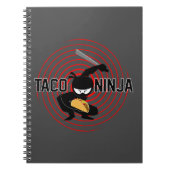 Taco Ninja Design - Spiral Foto Notebook Notizblock (Vorderseite)