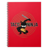 Taco Ninja Design - Spiral Foto Notebook Notizblock (Vorderseite)