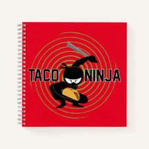 Taco Ninja Design - Spiral-Notebook