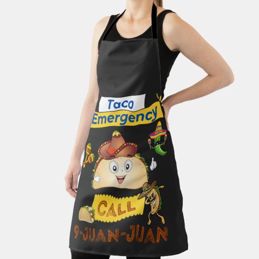 Taco Notruf 9 Juan Juan Cinco De Mayo 2024 Schürze (InSitu)