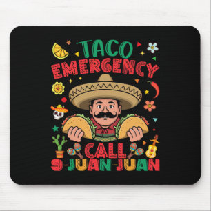 Taco Notruf 9 Juan Juan Cinco De Mayo Mexi Mousepad