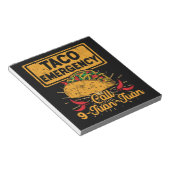 Taco Notruf 9 Juan Juan Cinco De Mayo Notizblock (angewinkelt)