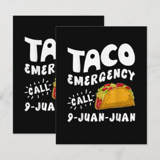 Taco-Notruf 9 Juan Juan Lustig Karte