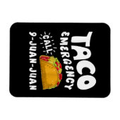 Taco-Notruf 9 Juan Juan Lustig Magnet (Horizontal)