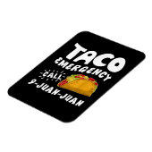 Taco-Notruf 9 Juan Juan Lustig Magnet (Linke Seite)
