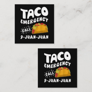 Taco Notruf 9 Juan Juan Lustig Mitteilungskarte
