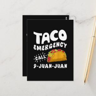 Taco Notruf 9 Juan Juan Lustig Postkarte
