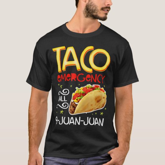 Taco Notruf 9 Juan Juan T Shirt Cinco de m (Vorderseite)